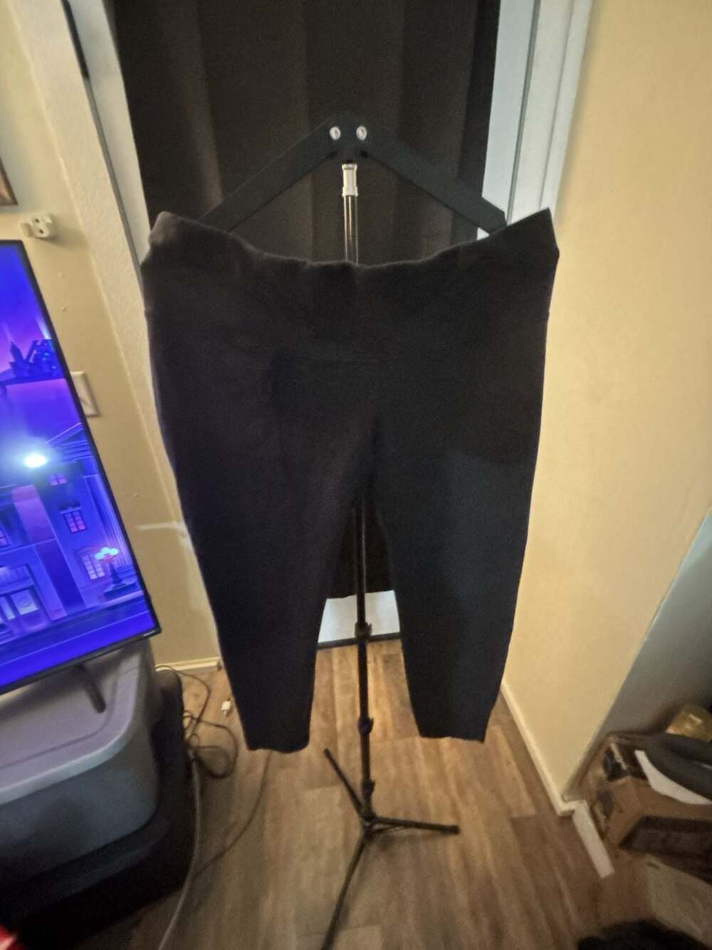 Athletic Works DriWorks Black Leggings Size XL/XG (16-18)